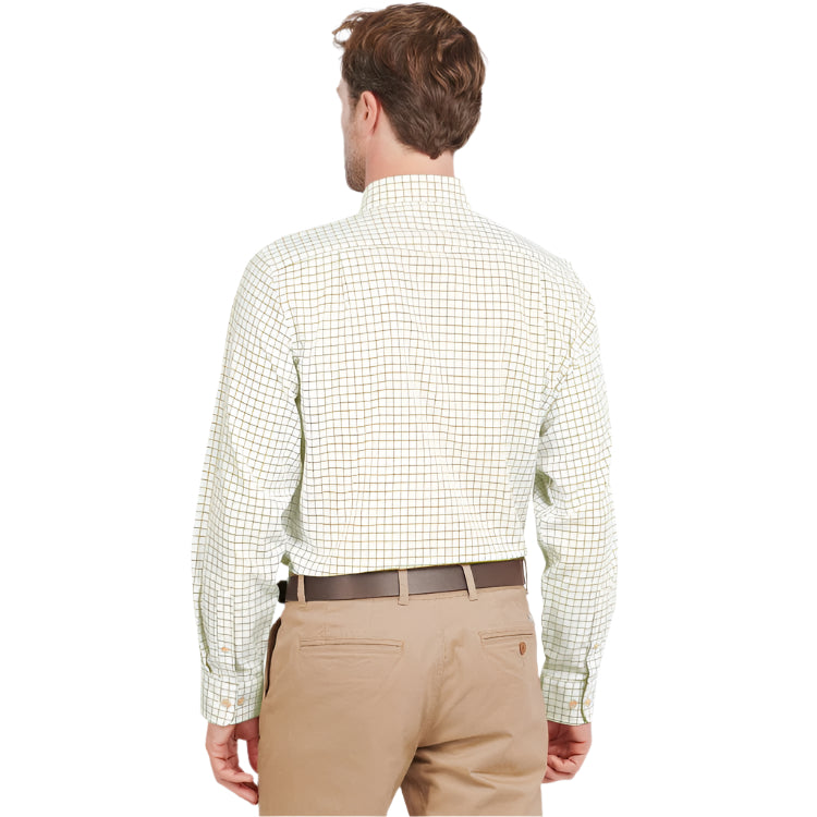 Barbour Field Tattersall Shirt - Green/Brown
