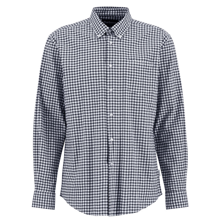 Barbour Gingham Aukside Regular Shirt - Navy