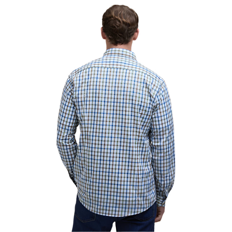 Barbour Hallhill Performance Shirt - Pine Green