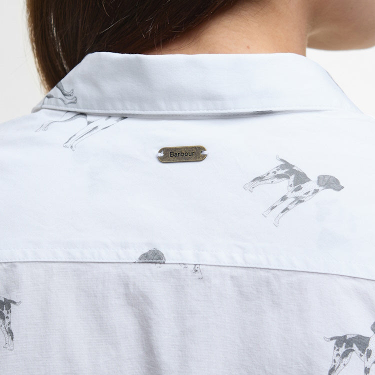 Barbour Ladies Brambles Shirt - Dog Print