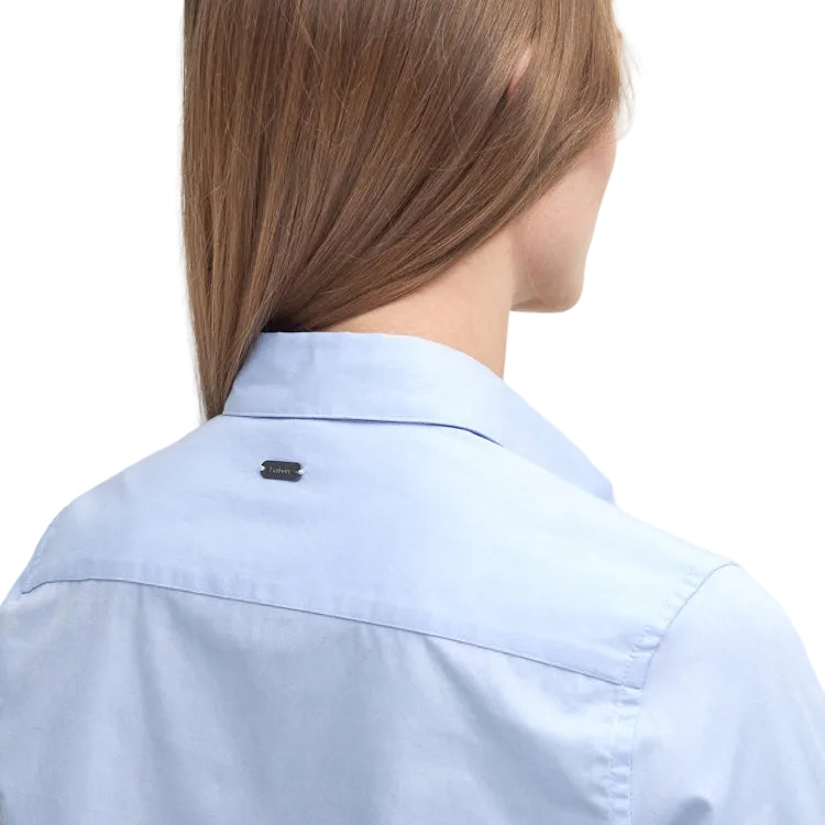 Barbour Ladies Derwent Shirt - Pale Blue/Hessian Tartan