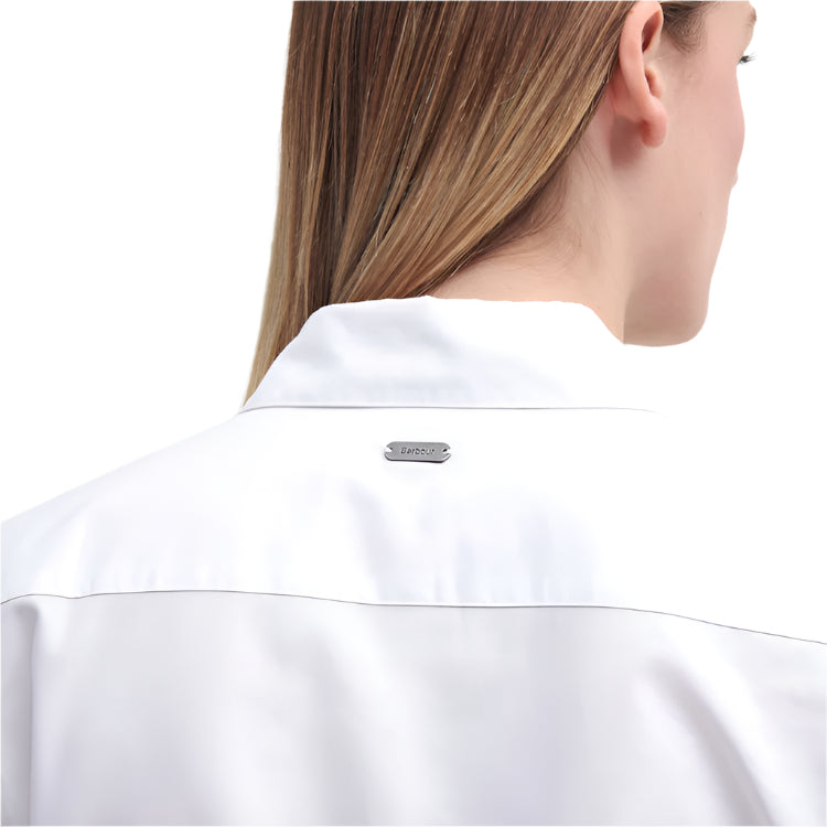 Barbour Ladies Derwent Shirt - White/Hessian Tartan