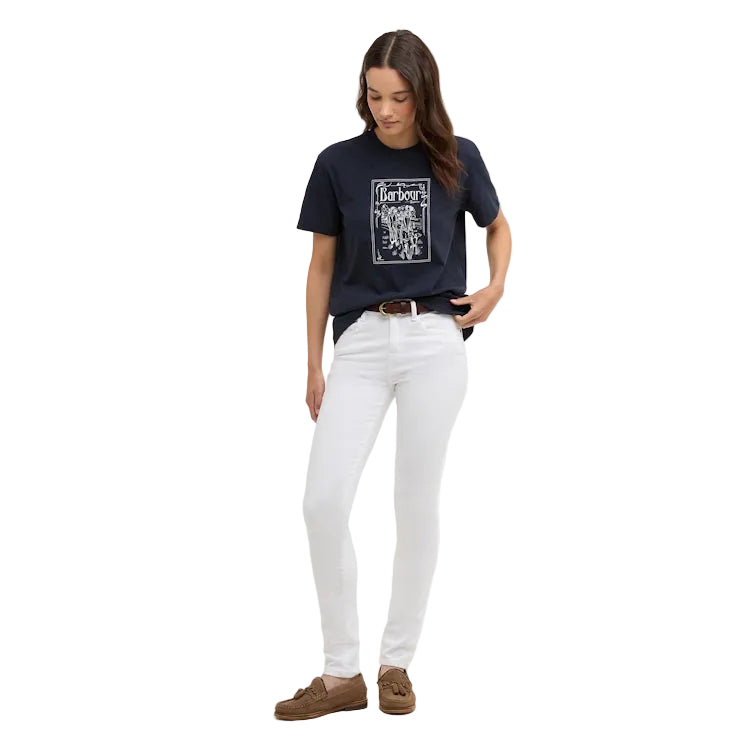 Barbour Ladies Hambleton T-Shirt - Navy