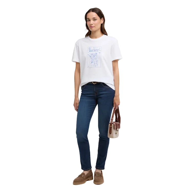 Barbour Ladies Hambleton T-Shirt - White