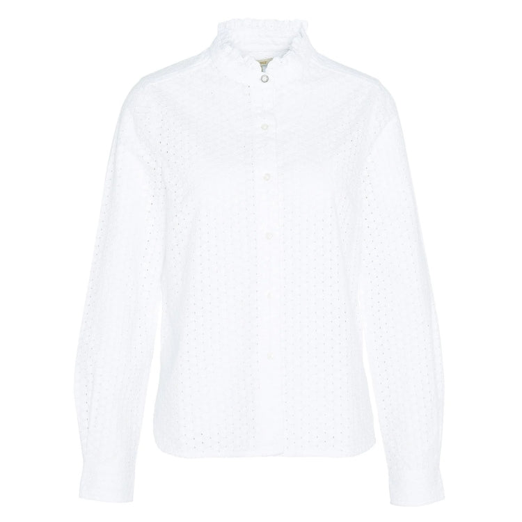 Barbour Ladies Viola Relaxed Long-Sleeved Broderie Shirt