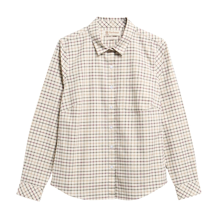 Barbour Ladies Woodside Check Shirt - Birch Tattersall