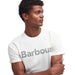 Barbour Logo Tee Shirt - Ecru