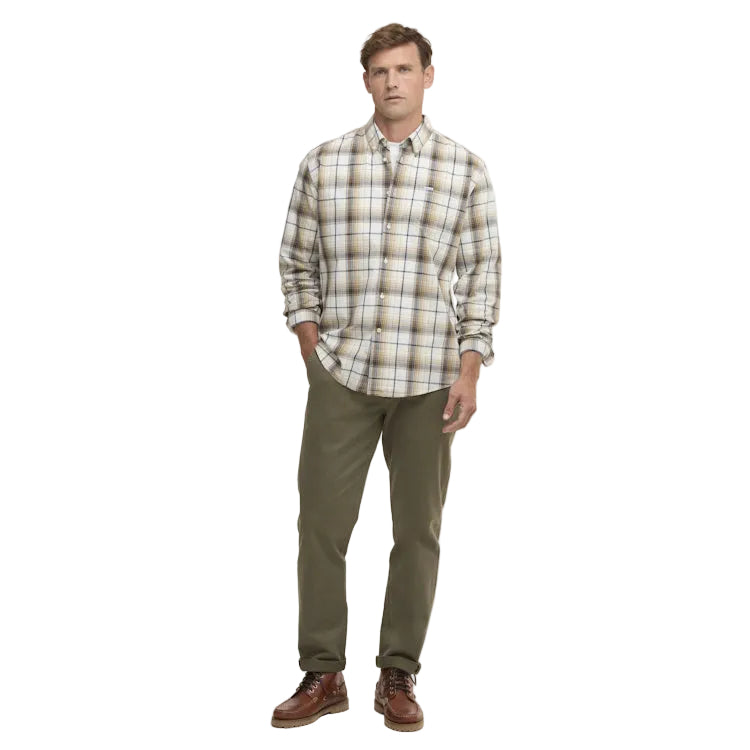 Barbour Witton Checked Regular Shirt - Whisper White