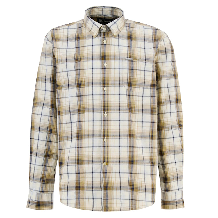 Barbour Witton Checked Regular Shirt - Whisper White