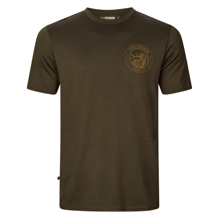 Harkila Game S/S T-Shirt - Willow Green Stag