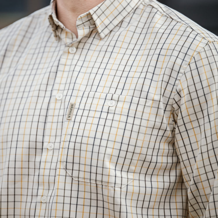 Harkila Haywood Shirt - Arrowood Yellow Check