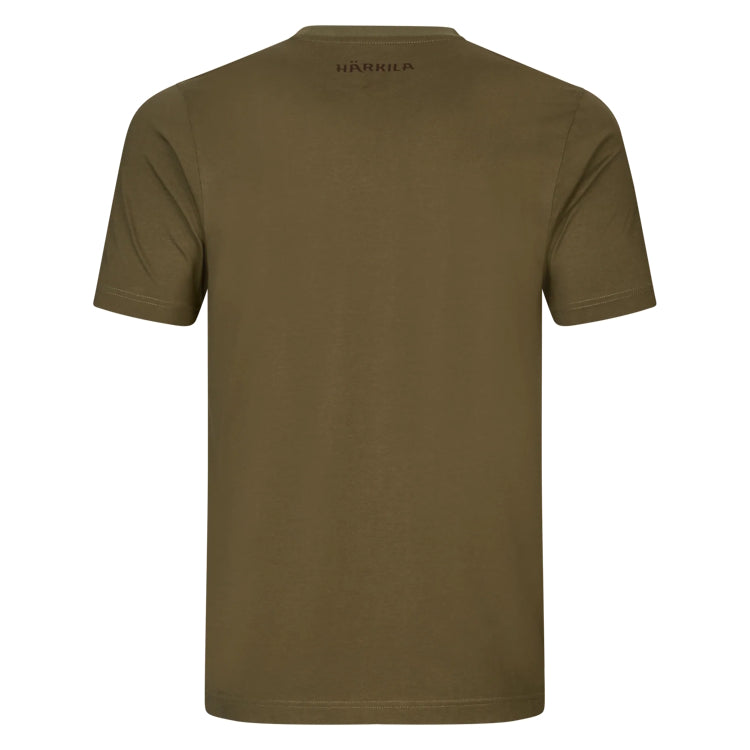 Harkila H-Logo T-Shirt - Dark Olive