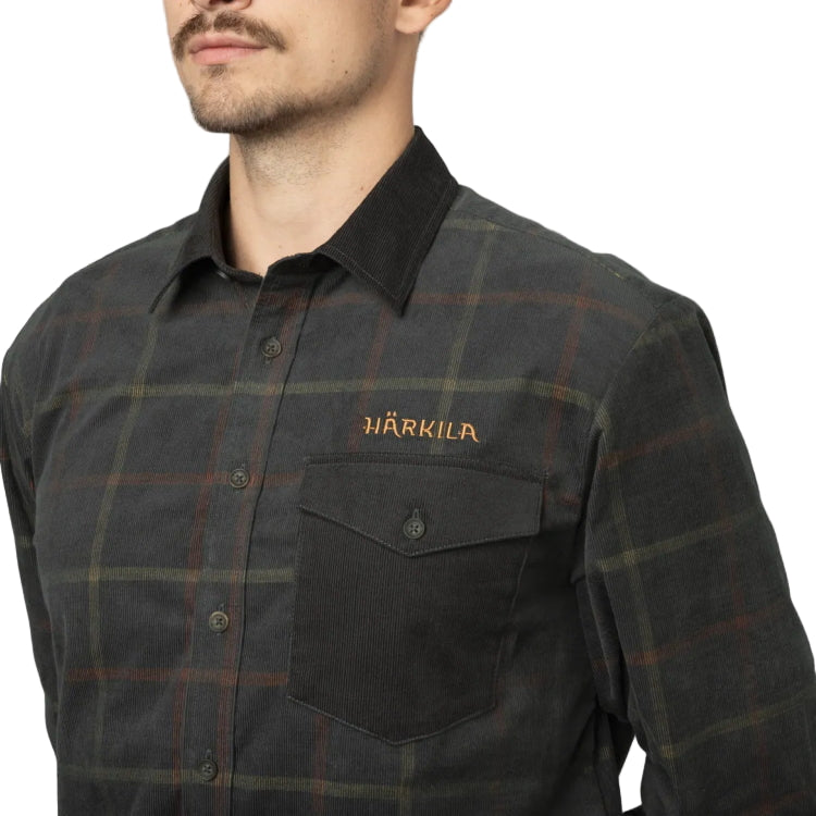 Harkila Kaldfjord Corduroy Shirt - Phantom