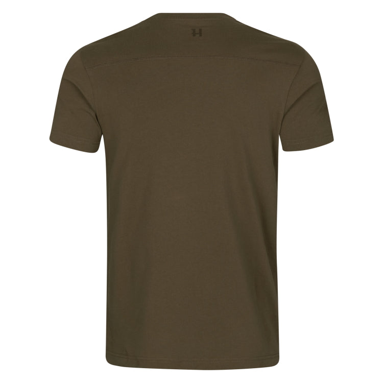 Harkila Logo S/S T-Shirt - Willow Green