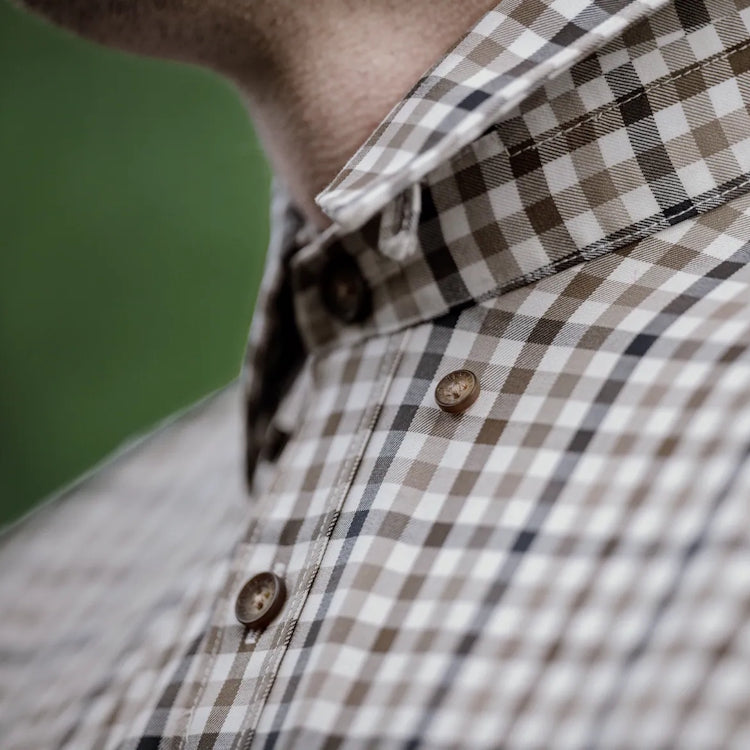 Harkila Milford Shirt - Blue Beige Check