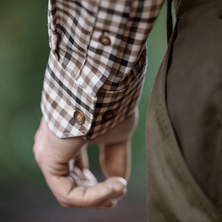 Harkila Milford Shirt - Blue Beige Check