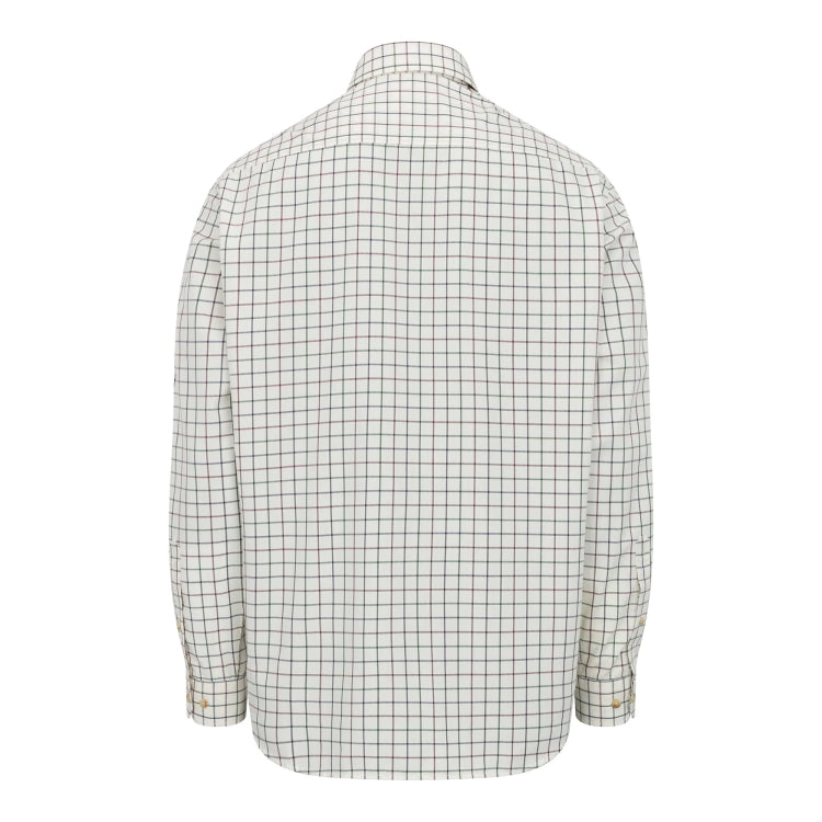 Hoggs of Fife Fenwick Tattersall Shirt - Navy/Green/Wine