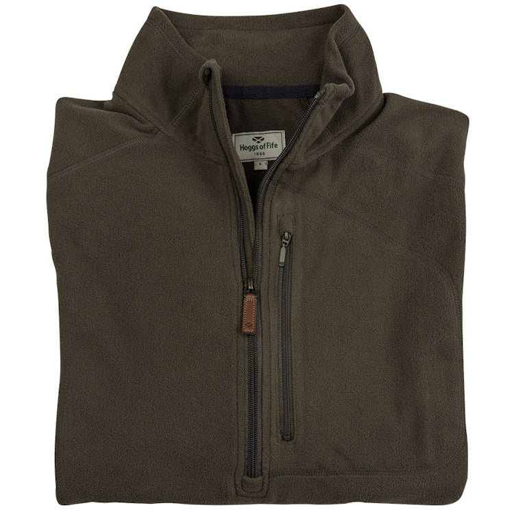 Hoggs of Fife Islander Techpro 1/4 Zip Fleece - Beluga