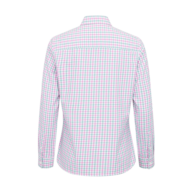 Hoggs of Fife Ladies Becky II Shirt - Seafoam/Candy