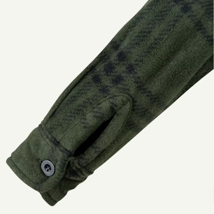 Jack Pyke Junior Polar Fleece Shirt - Green Check