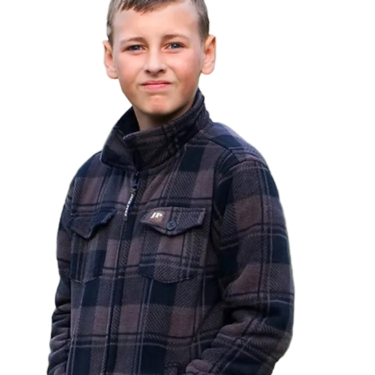Jack Pyke Junior Tundra Shirt - Brown Check