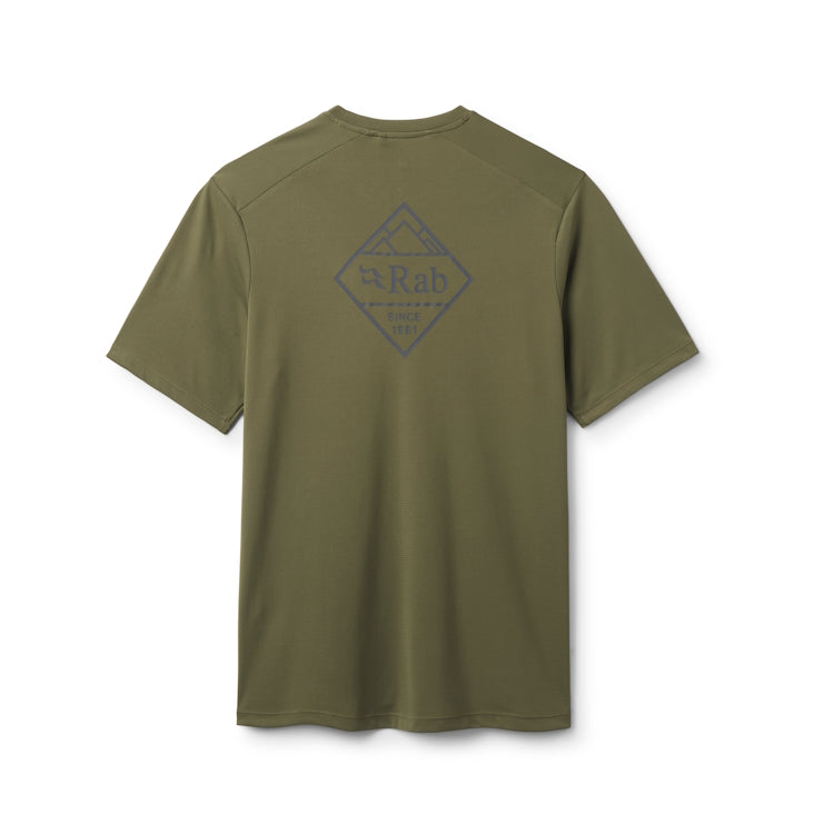 Rab Force Stamp Tee Shirt - Olive
