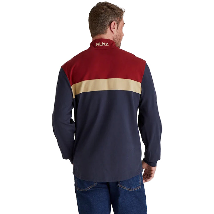 Ridgeline Backslider Rugby Top - Navy Multi