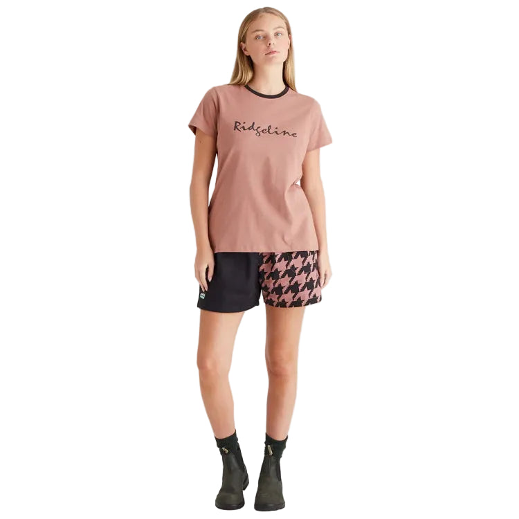 Ridgeline Ladies Signature T-Shirt - Dusky Pink