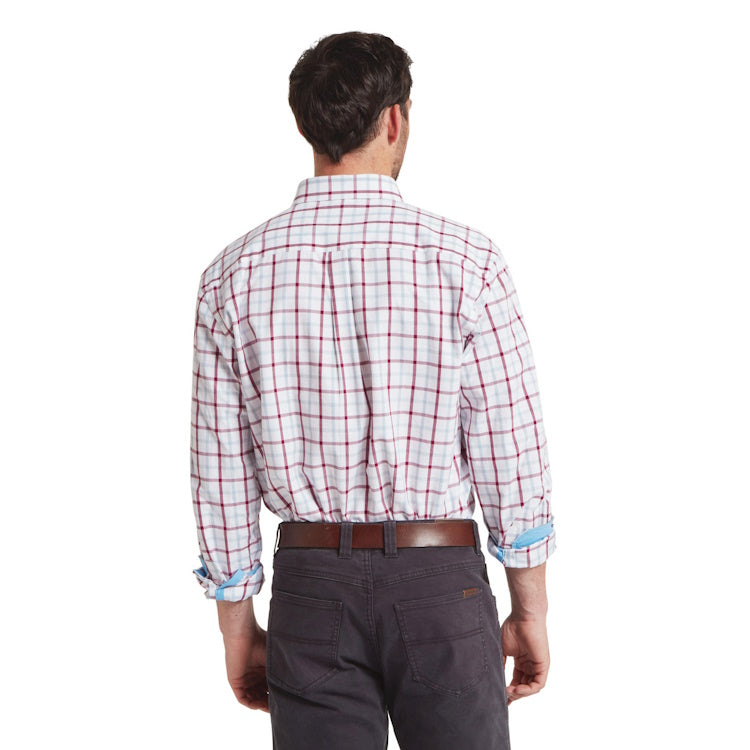 Schoffel Brancaster Classic Shirt - Mountain Blue Check