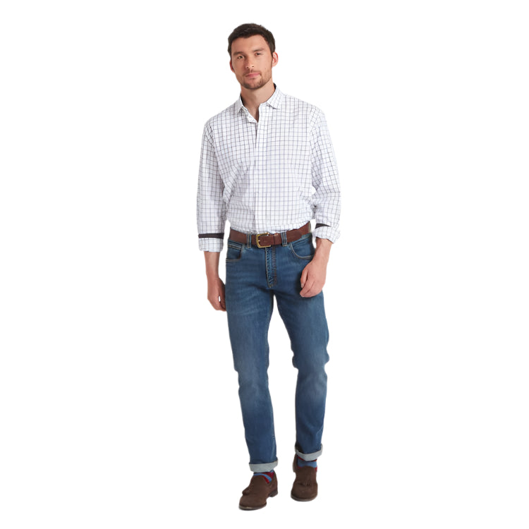 Schoffel Halesworth Tailored Shirt - Blue Check
