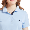 Schoffel Ladies St Ives Polo Shirt - Sky Blue