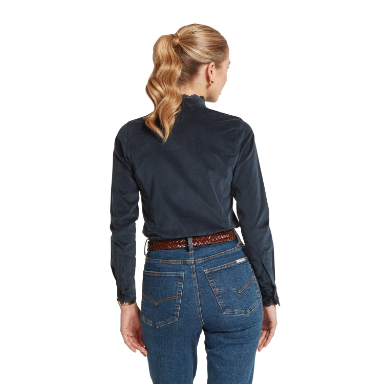 Schoffel Ladies Thetford Cord Shirt - Blueberry