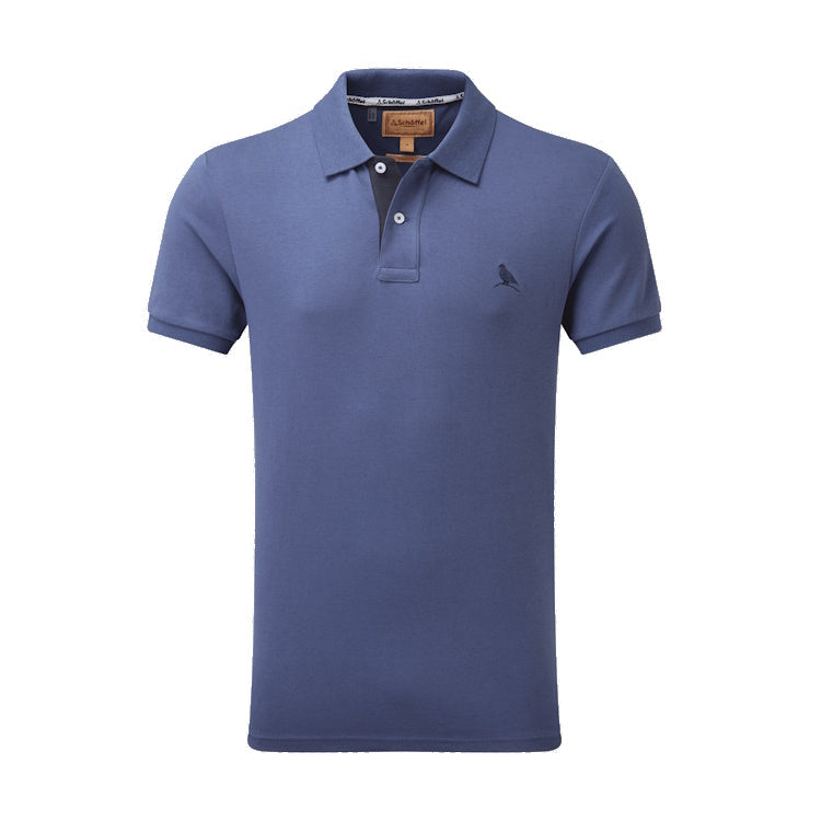 Schoffel St Ives Jersey Polo Shirt - French Navy