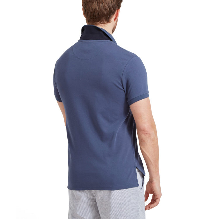 Schoffel St Ives Jersey Polo Shirt - French Navy