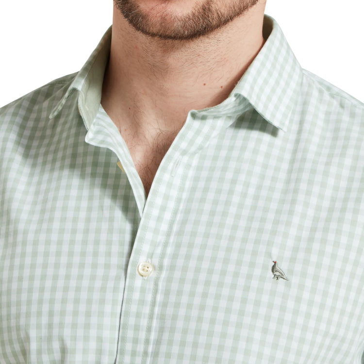 Schoffel Thorpeness Tailored Shirt - Aqua Sage