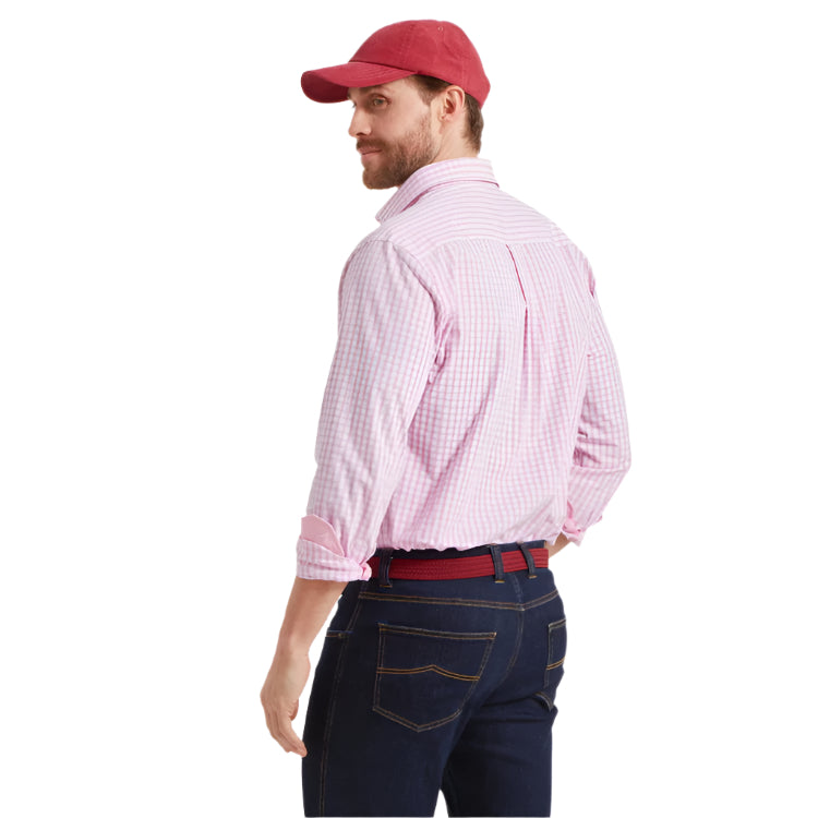 Schoffel Thorpeness Tailored Shirt - Pink Check