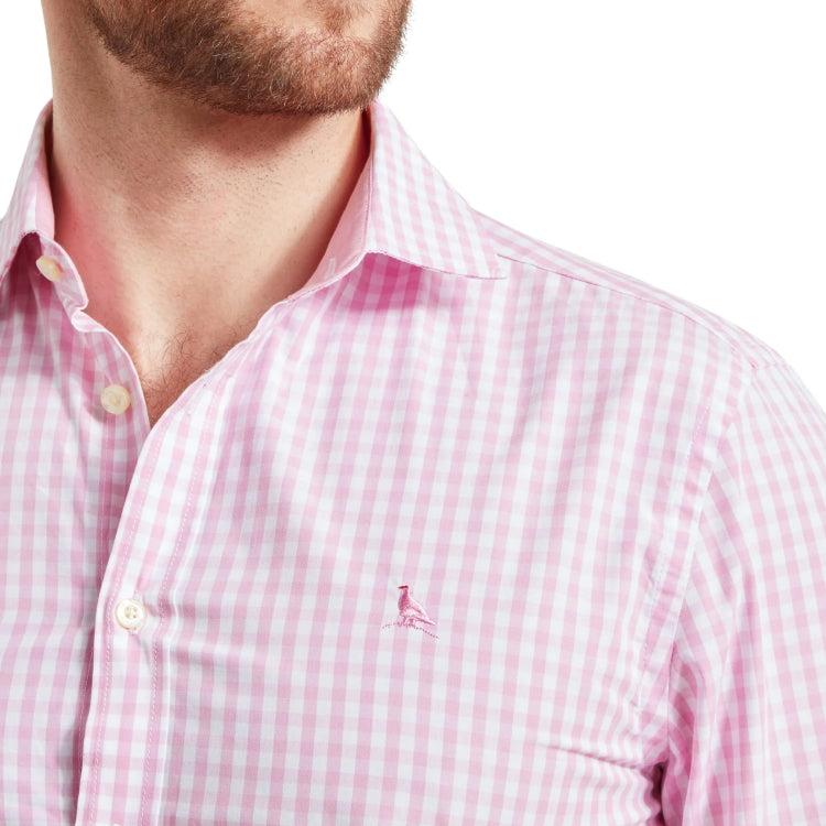 Schoffel Thorpeness Tailored Shirt - Pink Check