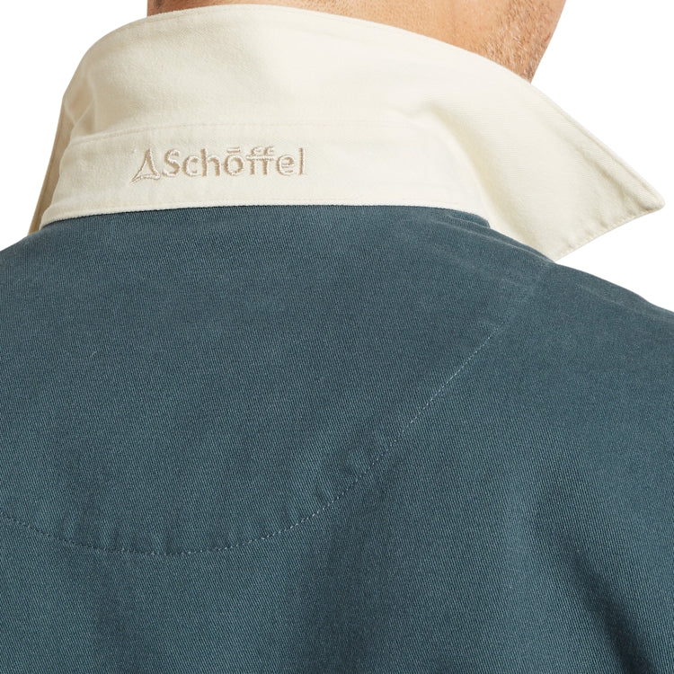 Schoffel Truro Deck Shirt - Deep Ocean Blue