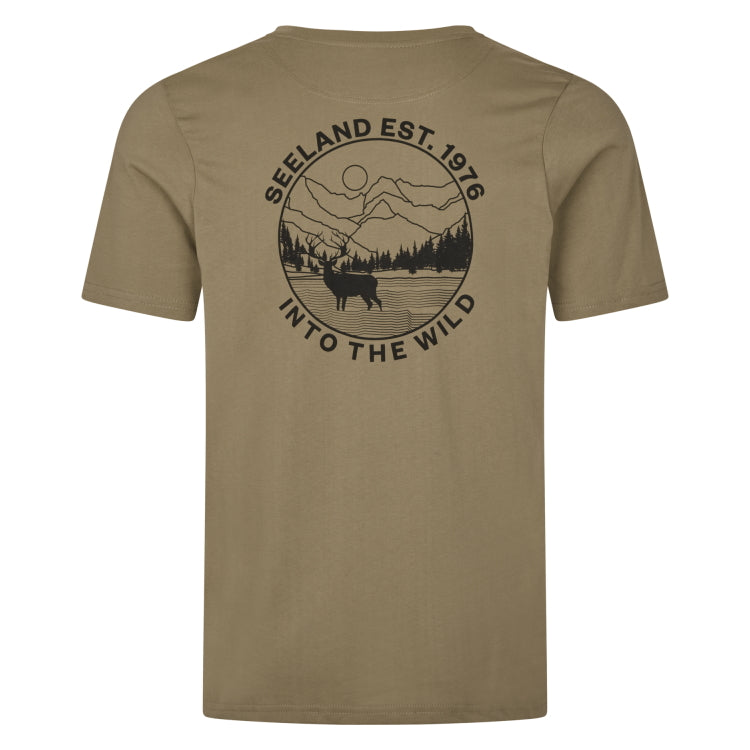 Seeland Hunting Landscape T-Shirt - Covert Green