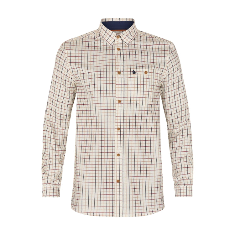Seeland Oxford Shooting Shirt - Classic Blue/Merlot Check