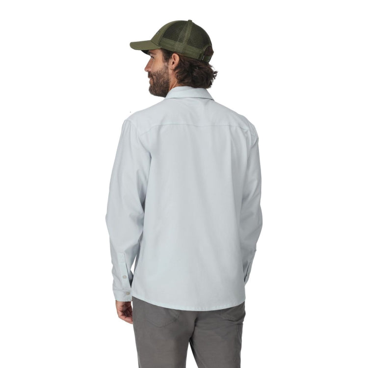 Simms No-See-Um Bugstopper Shirt - Bimini Blue Heather