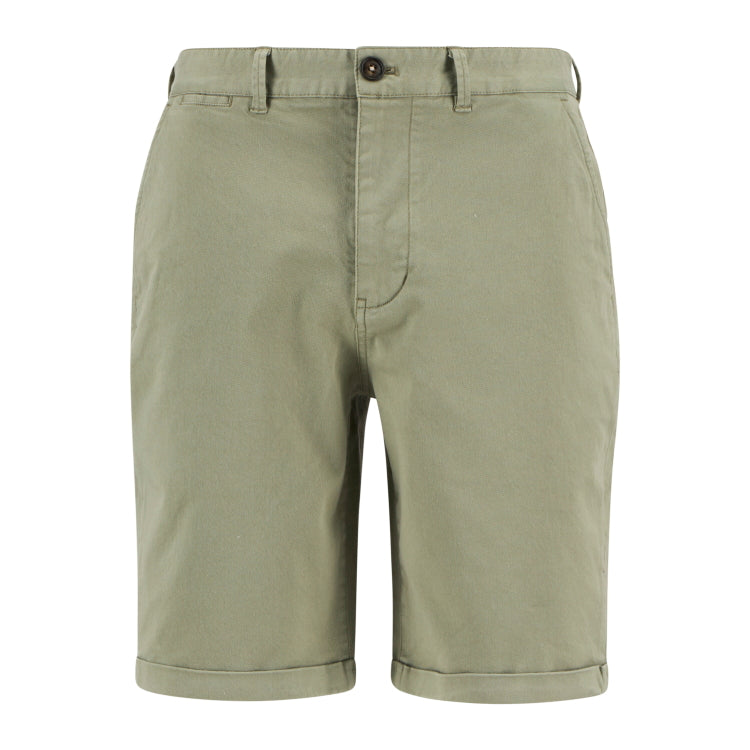 Barbour Washed Twill Chino Shorts - Laurel Green