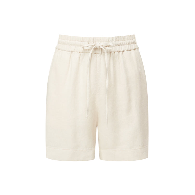 Schoffel Ladies Daphne Linen Shorts - Oat