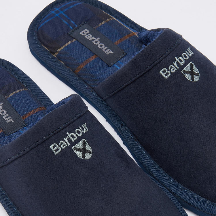 Barbour Everitt Mule Slipper - Navy