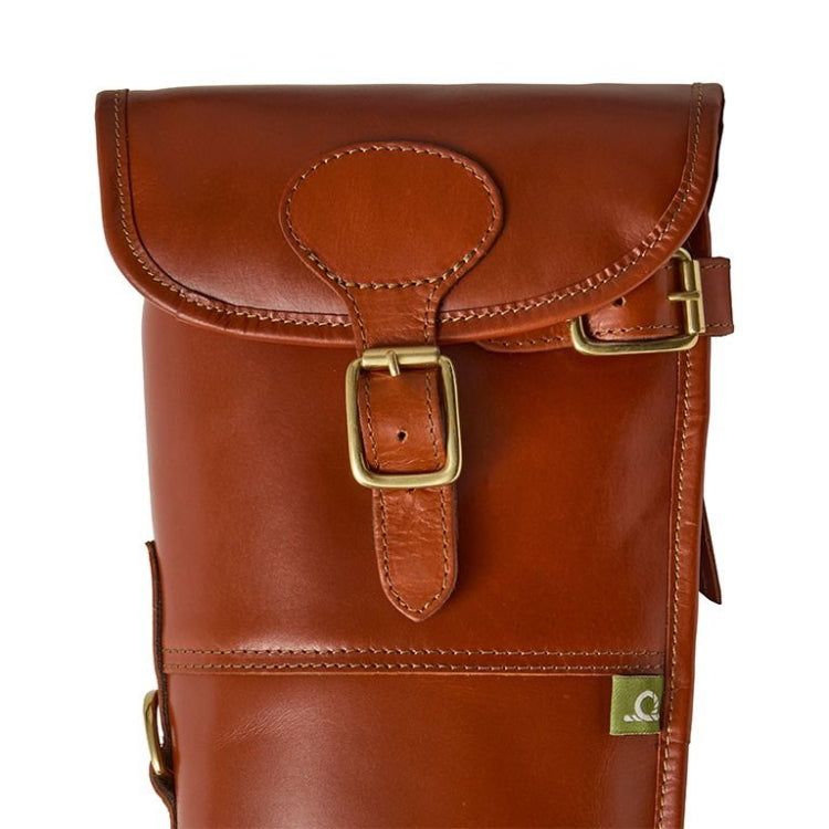 Chatham Premium Pull Up Leather Gun Slip - Chestnut