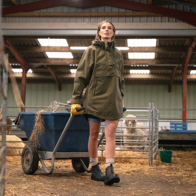 Hoggs of Fife Ladies Torness Trilaminate Smock - Olive