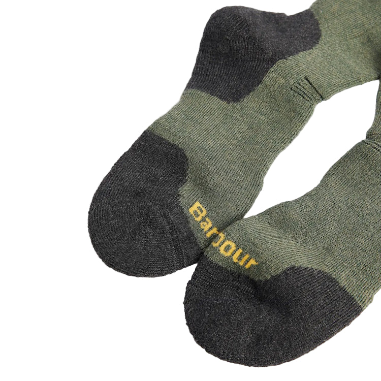 Barbour Cragg Boot Socks - Olive Mix