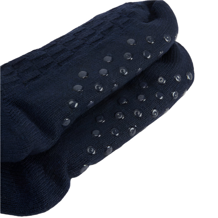 Barbour Ladies Cable Knit Lounge Socks - Navy