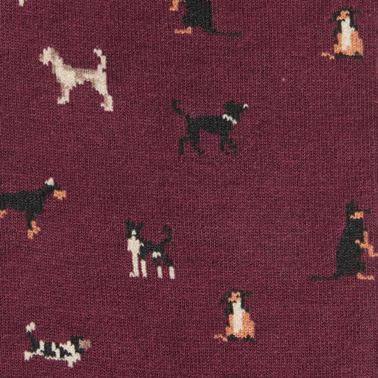 Barbour Mavin Sock - Bordeaux Dog