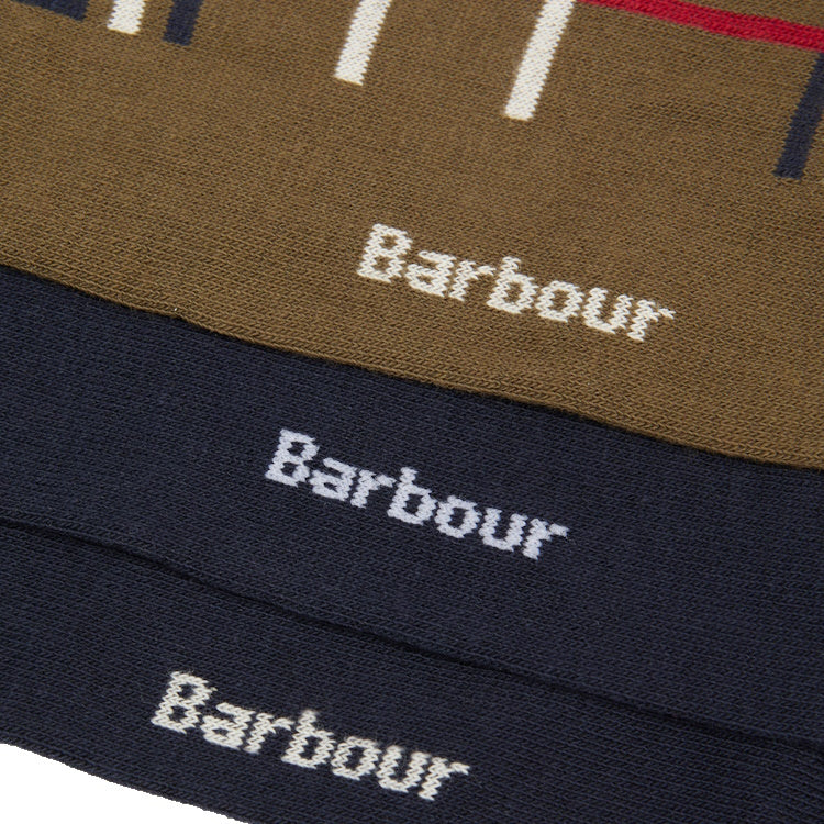 Barbour Tartan Socks Gift Box - Classic Tartan
